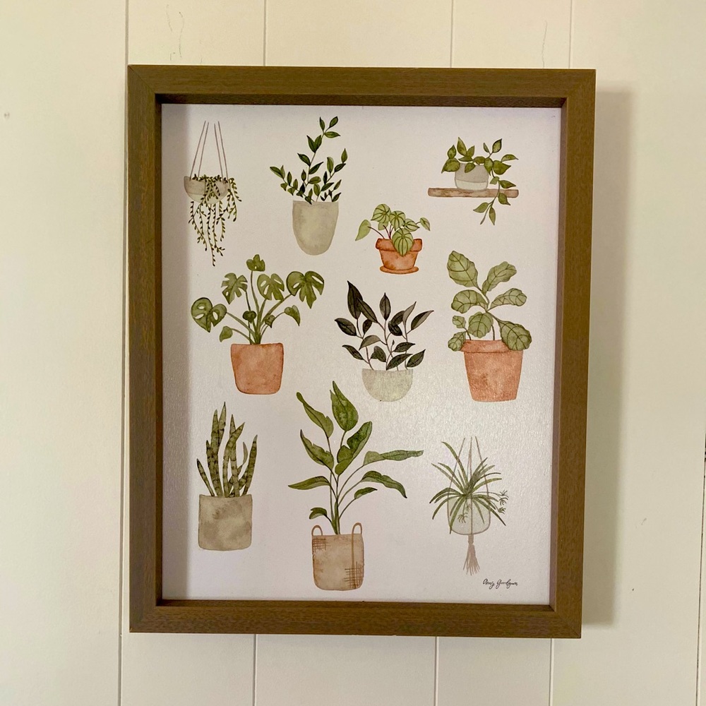 Kirklands Plant Framed Wall Art